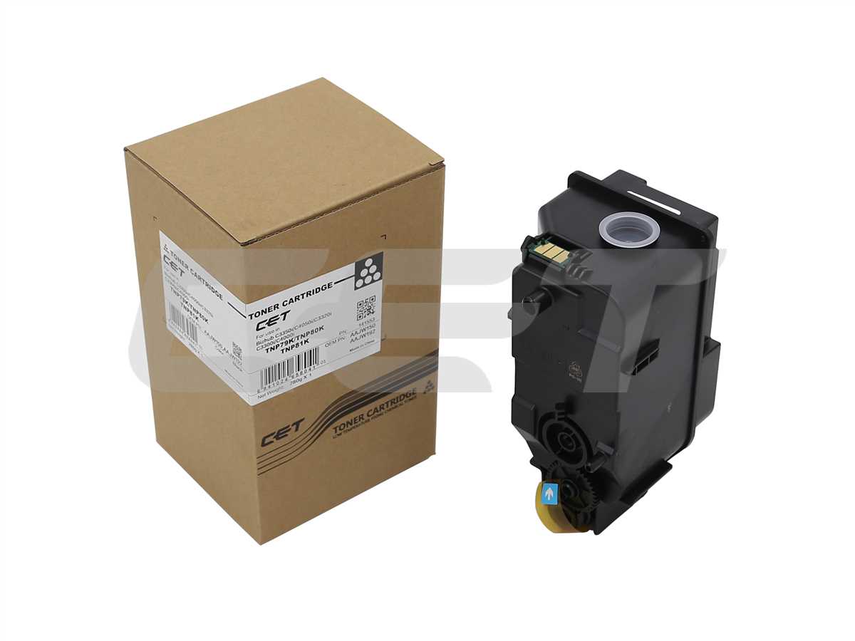 Bizhub C3350i/4050i/3320i/3300i/4051i-TNP79K/80K/81K Black Japon Toner(280 Gr) 1
